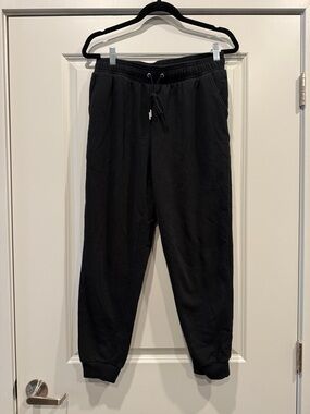 Auden Black Men's Jogger Sweatpants with Drawstring